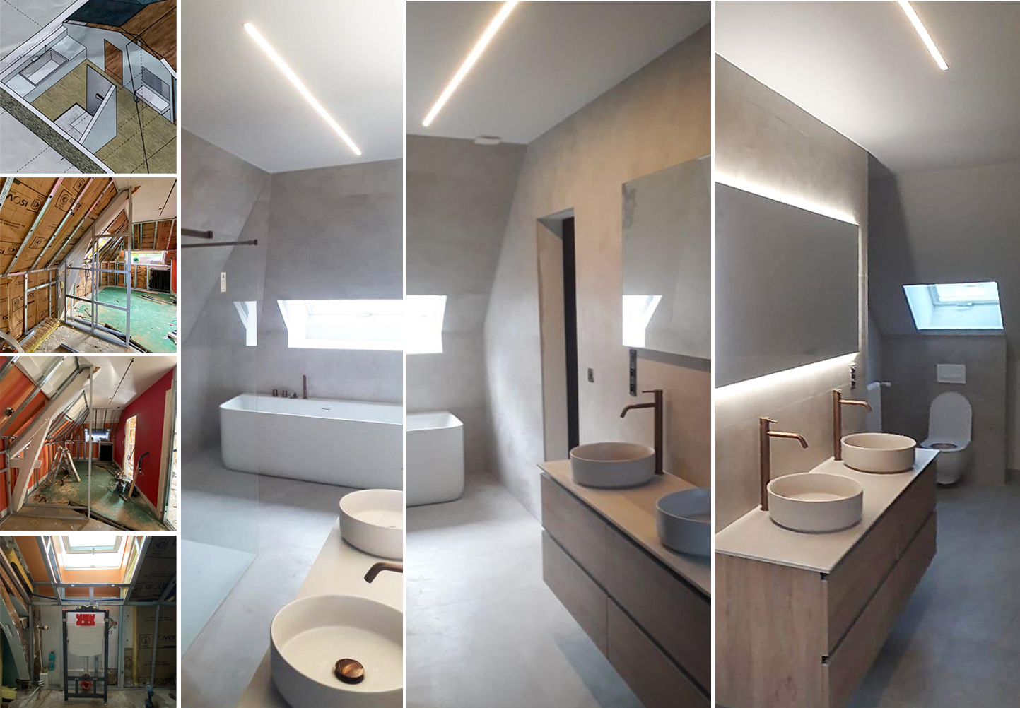 Proyectos Villa Bath In Mansarda 1